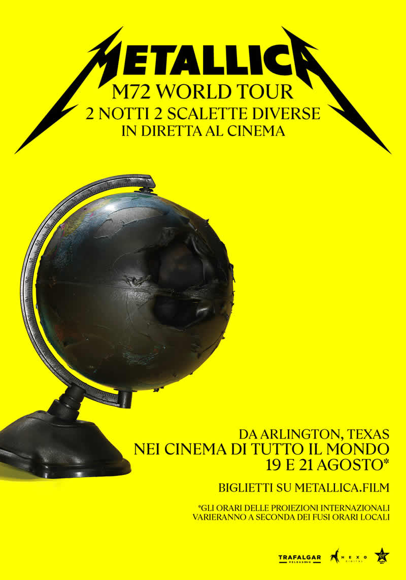 Ad agosto doppio live al cinema per i Metallica!