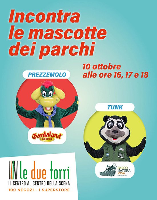 Incontra le Mascotte dei Parchi