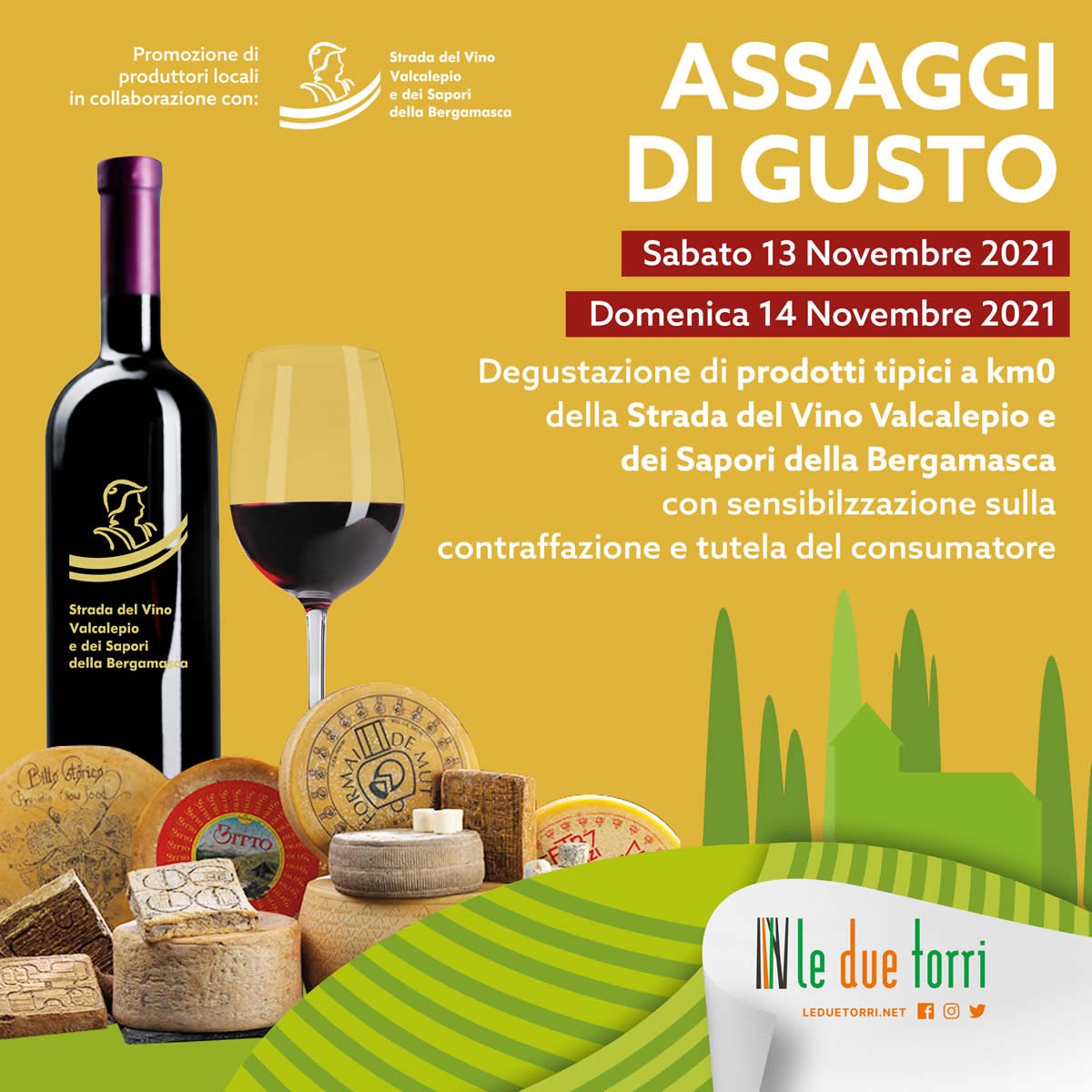 Degustazioni Valcalepio 13-14 novembre