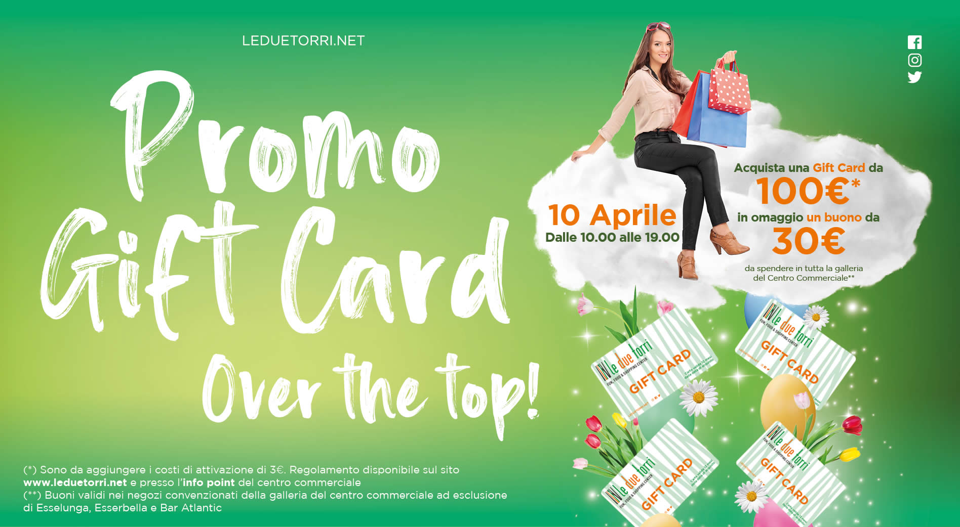 Una Pasquetta ricca di occasioni: è arrivata la nostra promo Gift Card!