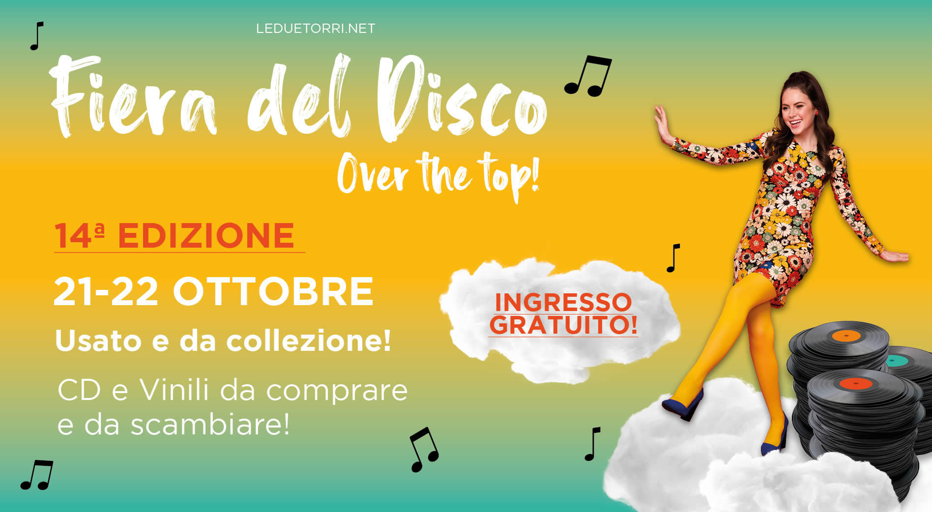 14ª Edizione della Fiera del Disco a Le Due Torri Shopping Center - Un Mondo Musicale da Scoprire!