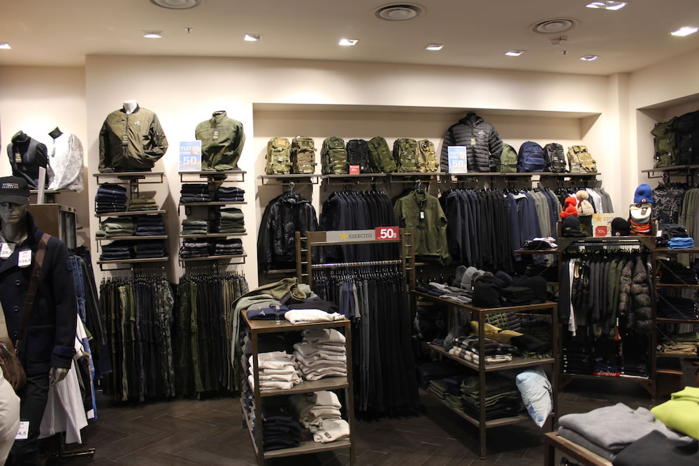 Esercito italiano negozio shop